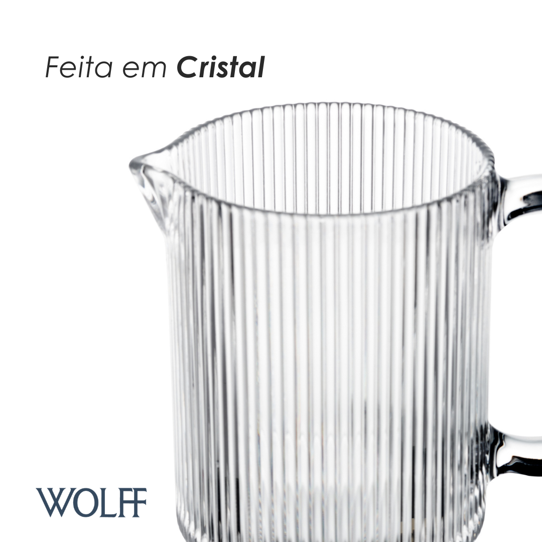 Jarra de Cristal Lines 900ml - Wolff