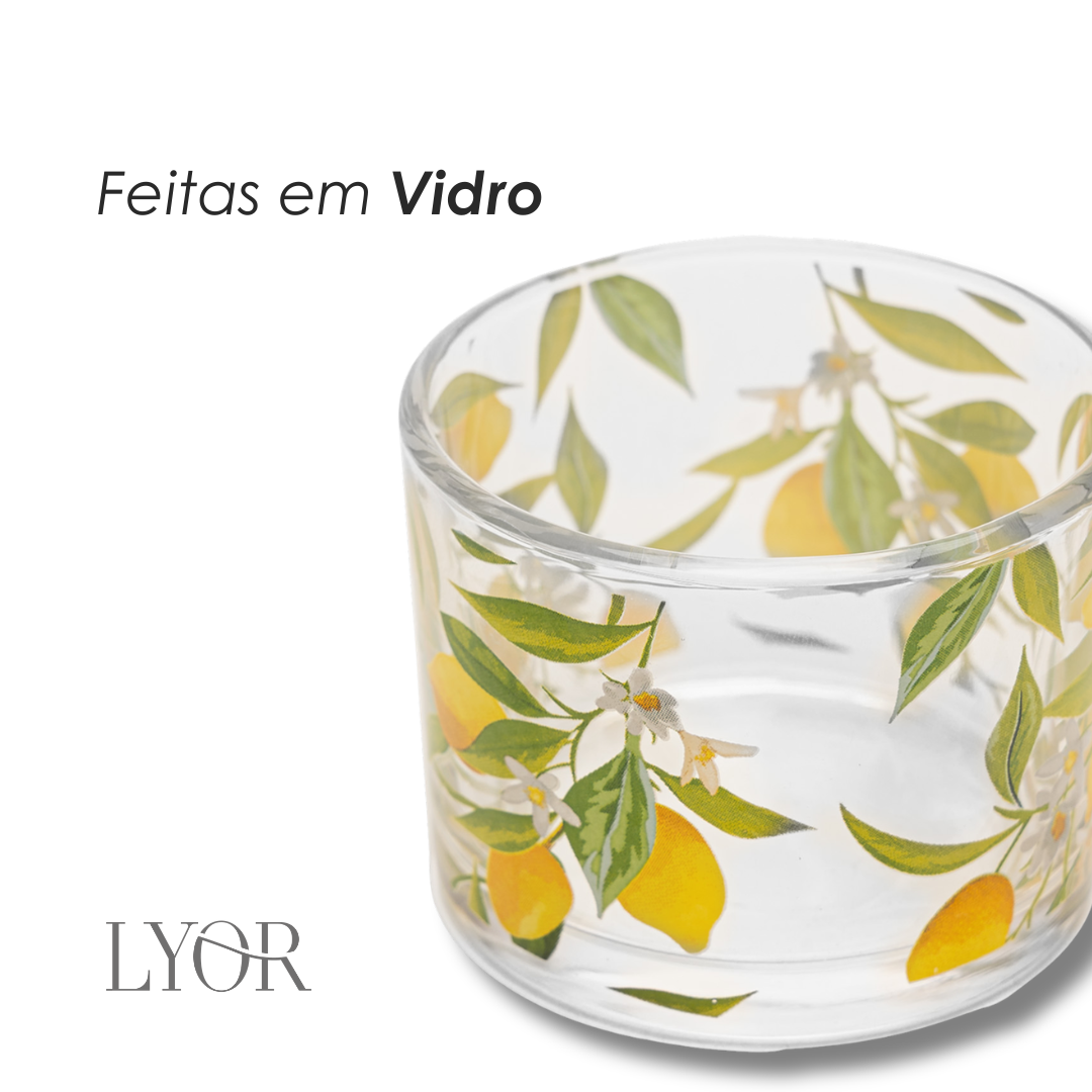 Conjunto 2 Molheiras com Colheres Siciliano 7cm x 7cm x 5cm Vidro - Lyor