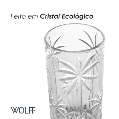 Copo Alto Palm Tree 360ml Cristal Ecológico – Wolff