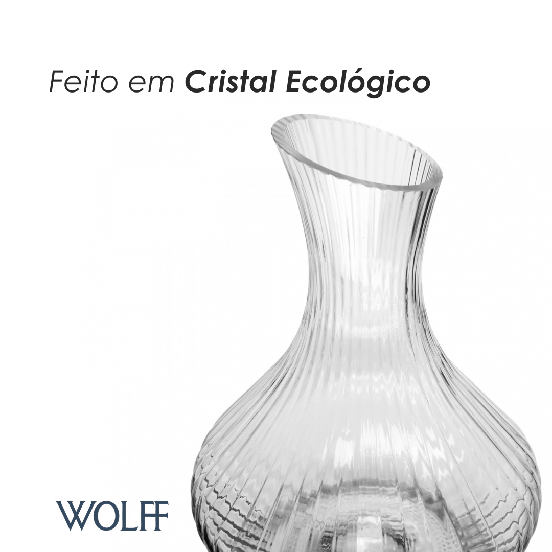 Decanter Lines 1,5L Cristal Ecológico - Wolff