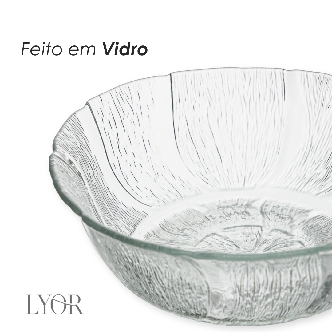 Bowl Lunar 14cm x 5cm Vidro - Lyor