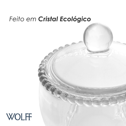 Meleira de Cristal com Pegador Pearl 200ml - Wolff