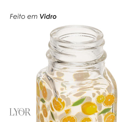 Conjunto 2 Porta Temperos Siciliano 70ml Vidro - Lyor