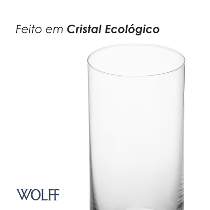 Copo Alto Opus Bohemia 350ml Cristal Ecológico - Wolff
