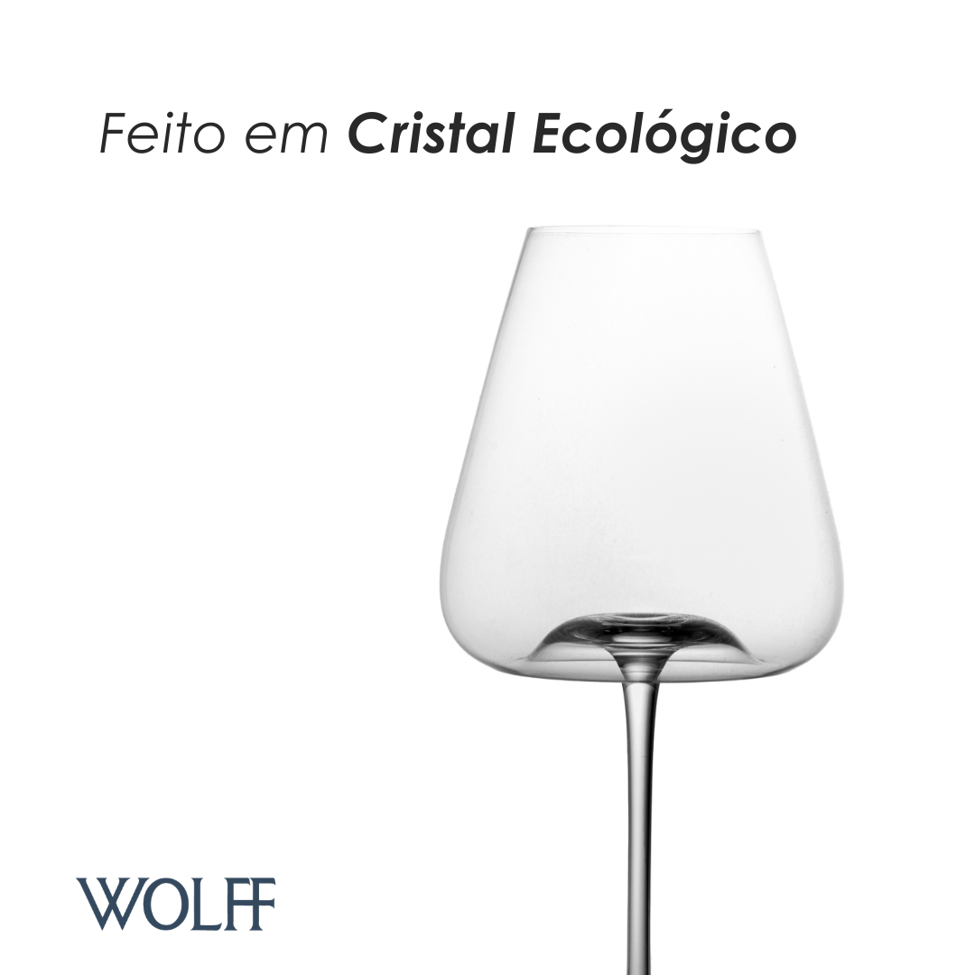 Conjunto 2 Taças de Vinho Intensio Veritas 760ml Cristal Ecológico - Wolff