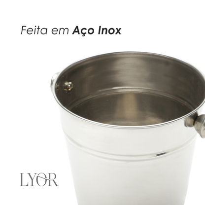 Champanheira Prime 4L Aço Inox - Lyor