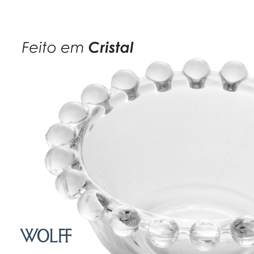 Bowl Pearl 9cm x 4cm Cristal - Wolff