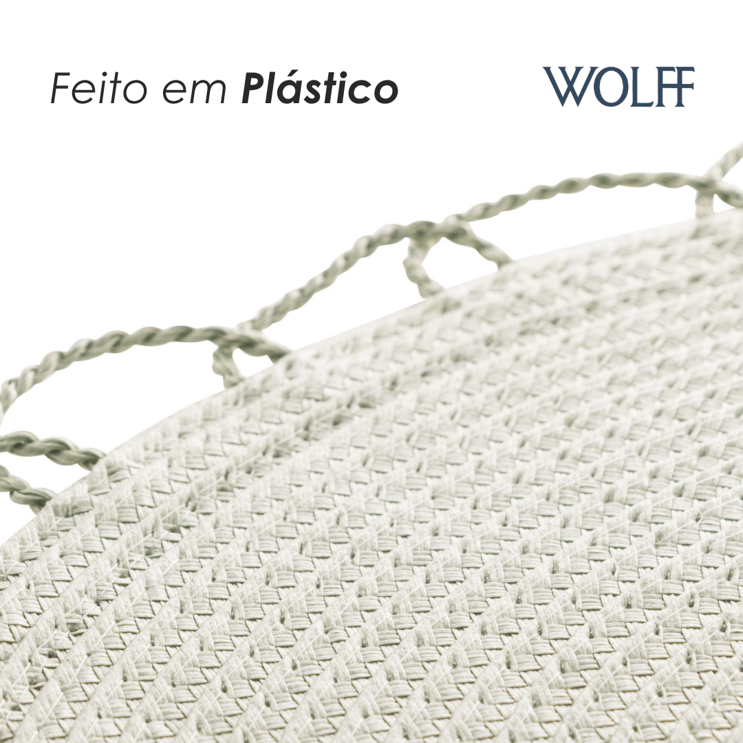 Lugar Americano de Plástico Verde 38cm - Wolff