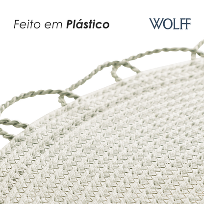 Lugar Americano de Plástico Verde 38cm - Wolff