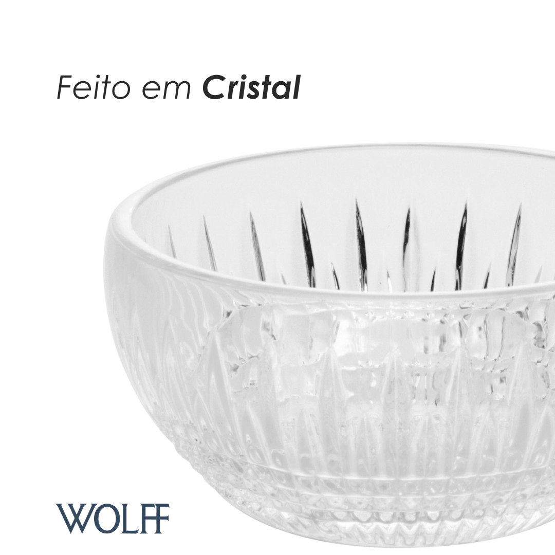 Bowl Queen 11cm x 5cm Cristal - Wolff
