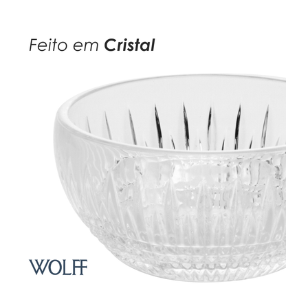 Bowl Queen 11cm x 5cm Cristal - Wolff