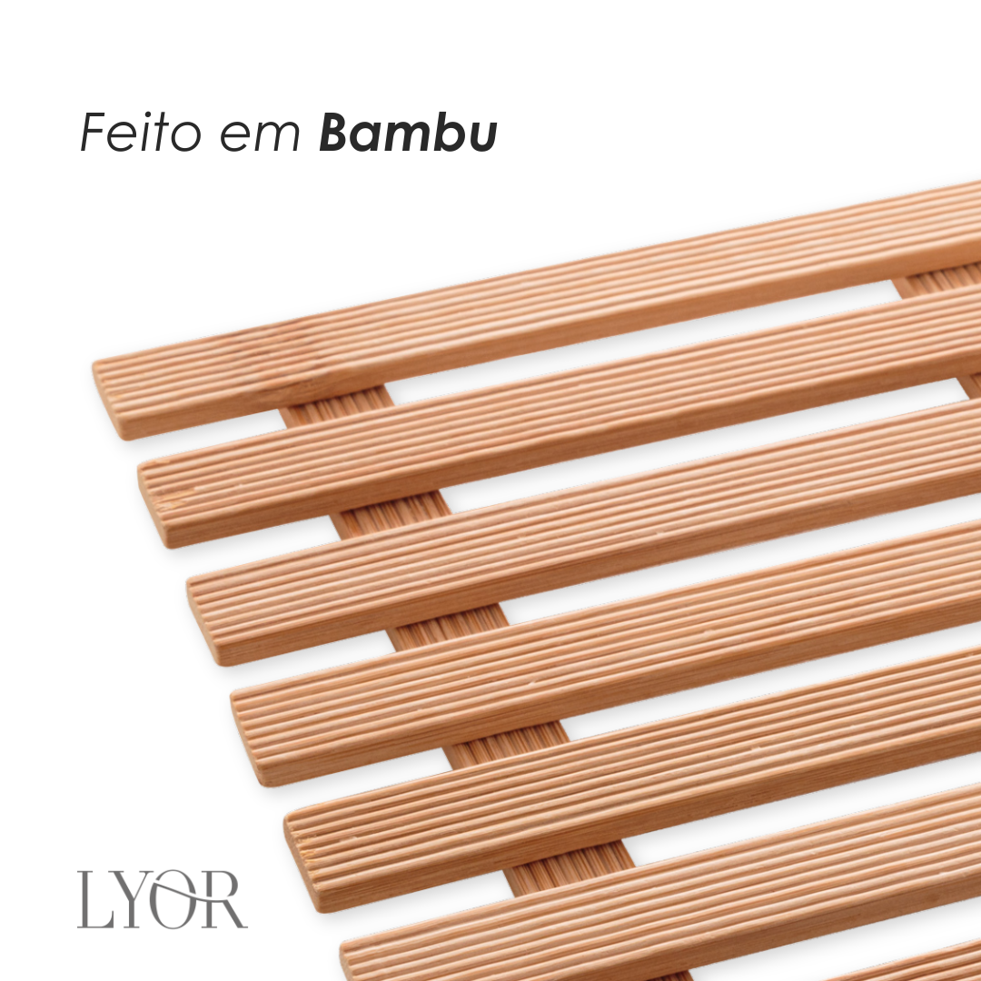 Descanso de Bambu para Panela 17cm x 17cm - Lyor