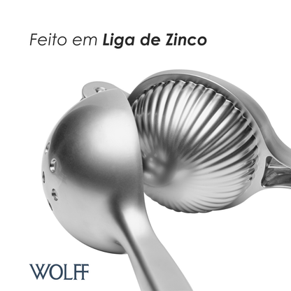 Espremedor Limão Chef Pro 22cm Liga de Zinco - Wolff