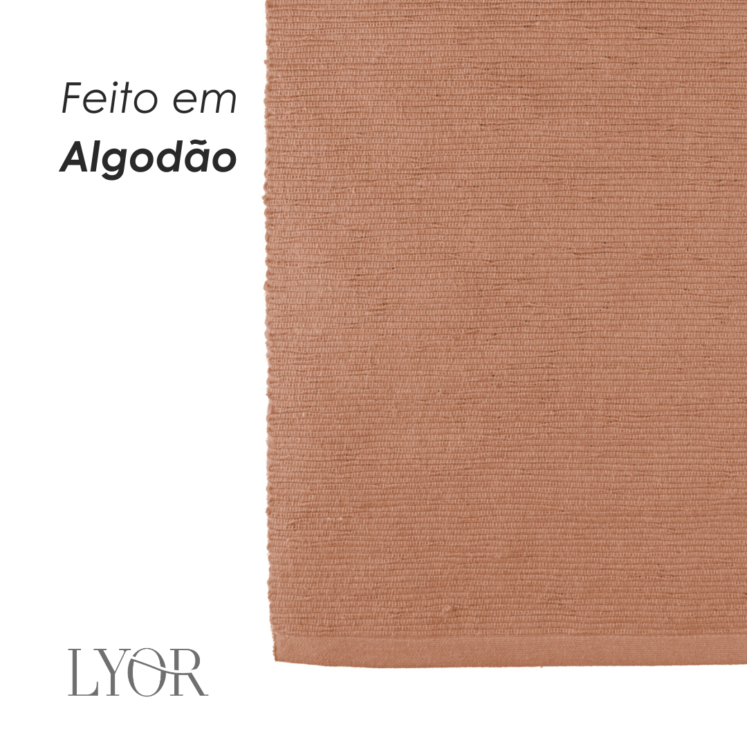 Lugar Americano Momentos 45cm x 30cm Mocha Mousse Algodão - Lyor