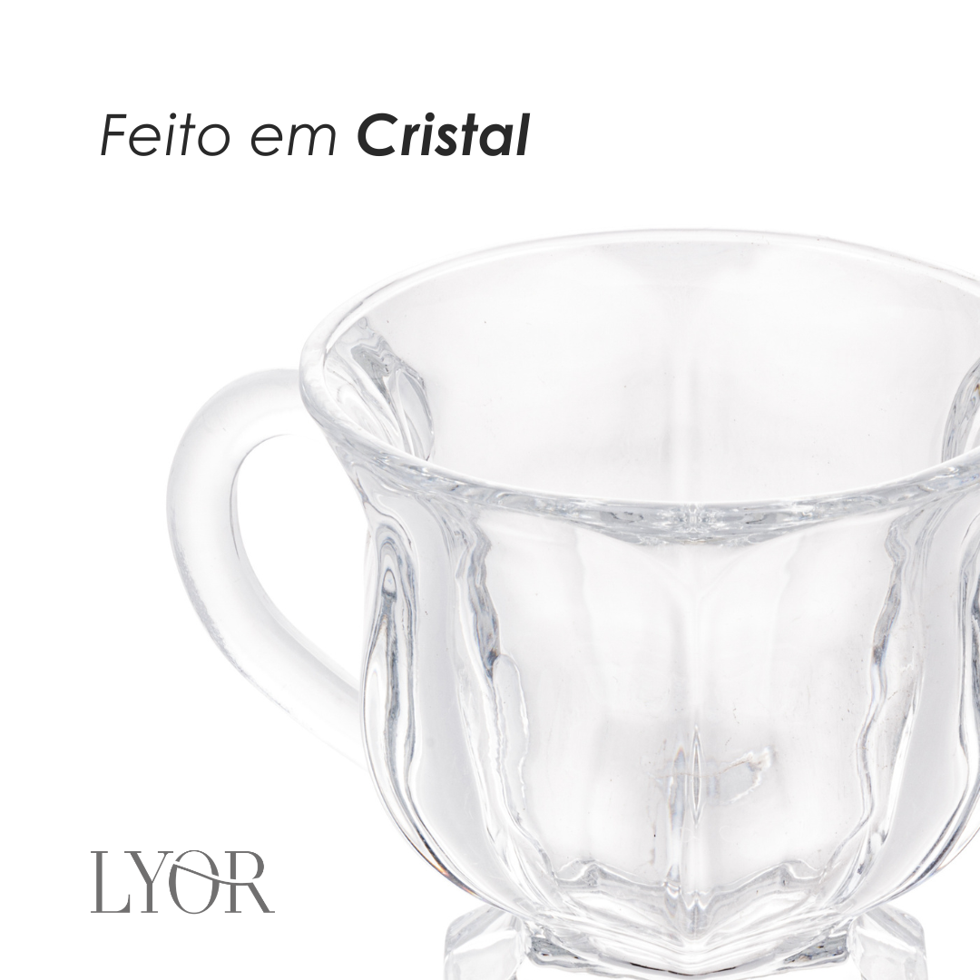 Xícara de Cristal Arcade 142ml - Lyor