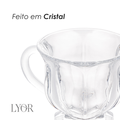 Xícara de Cristal Arcade 142ml - Lyor