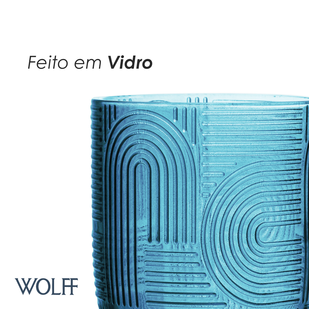 Conjunto 4 Xícaras de Vidro Frankfurt Colorido 100ml - Wolff