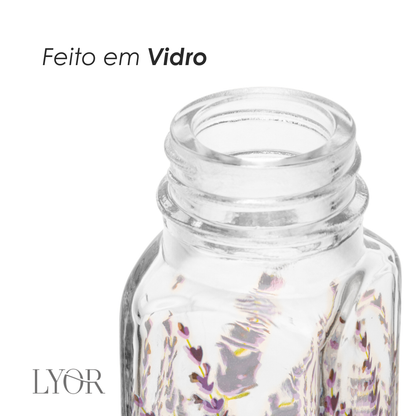 Conjunto 2 Porta Temperos Provence 70ml Vidro - Lyor