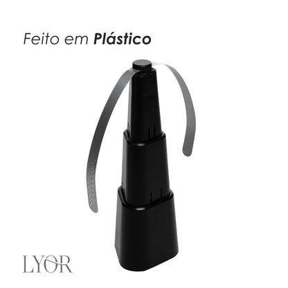 Ventilador Repelente de Mesa Retrátil Preto Plástico - Lyor