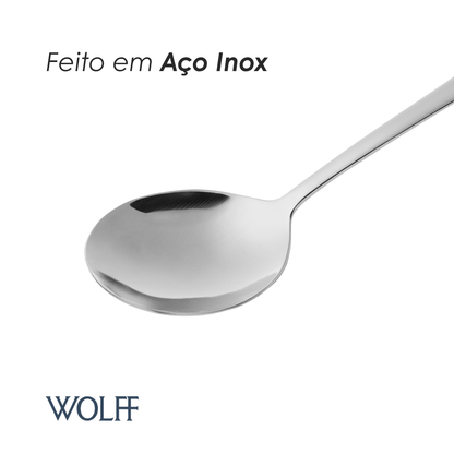 Faqueiro 35 Peças Viena Aço Inox - Wolff