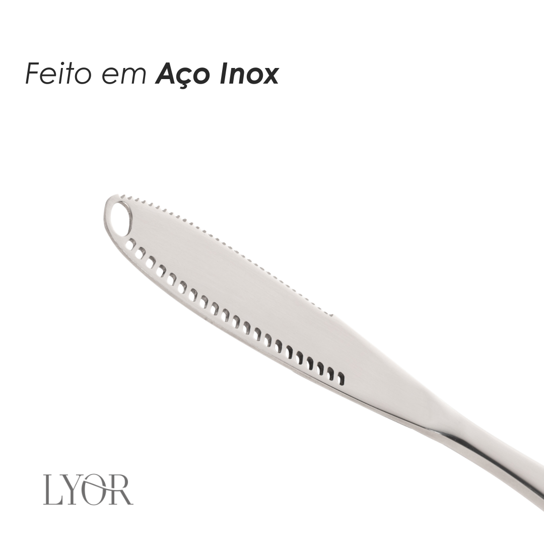 Espátula para Manteiga Aço Inox - Lyor