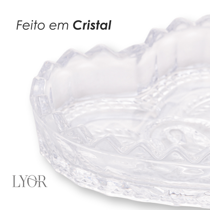 Potiche de Cristal Coração - Lyor