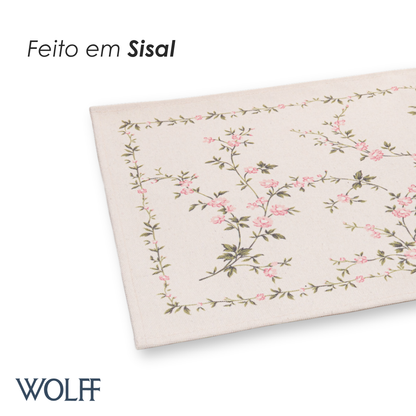 Jogo Americano Florale 43,5cm x 28,5cm Canvas - Wolff