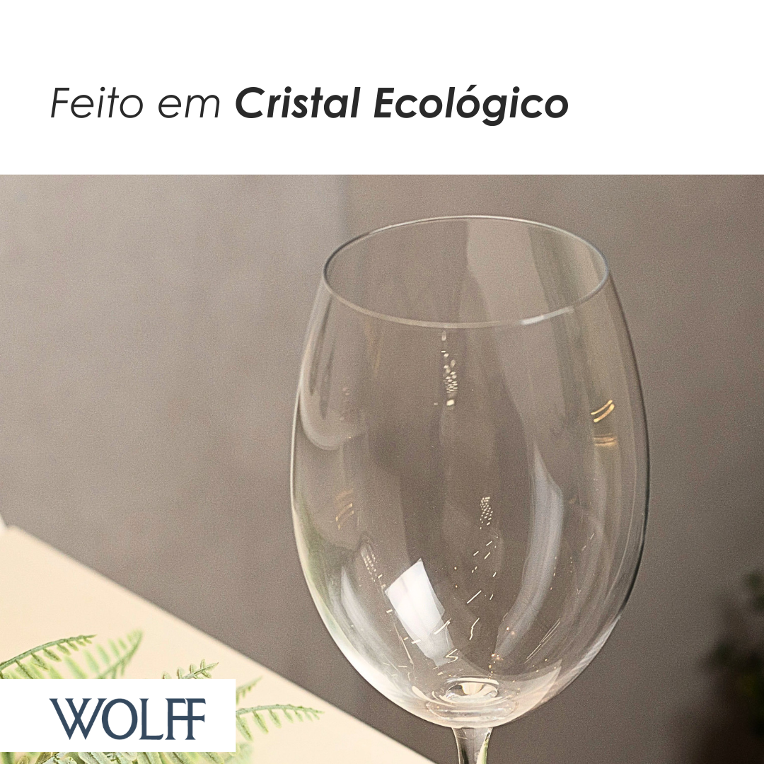 Taça de Degustação de Vinho de Cristal Ecológico Bohemia Sommelier 580ml - Lyor