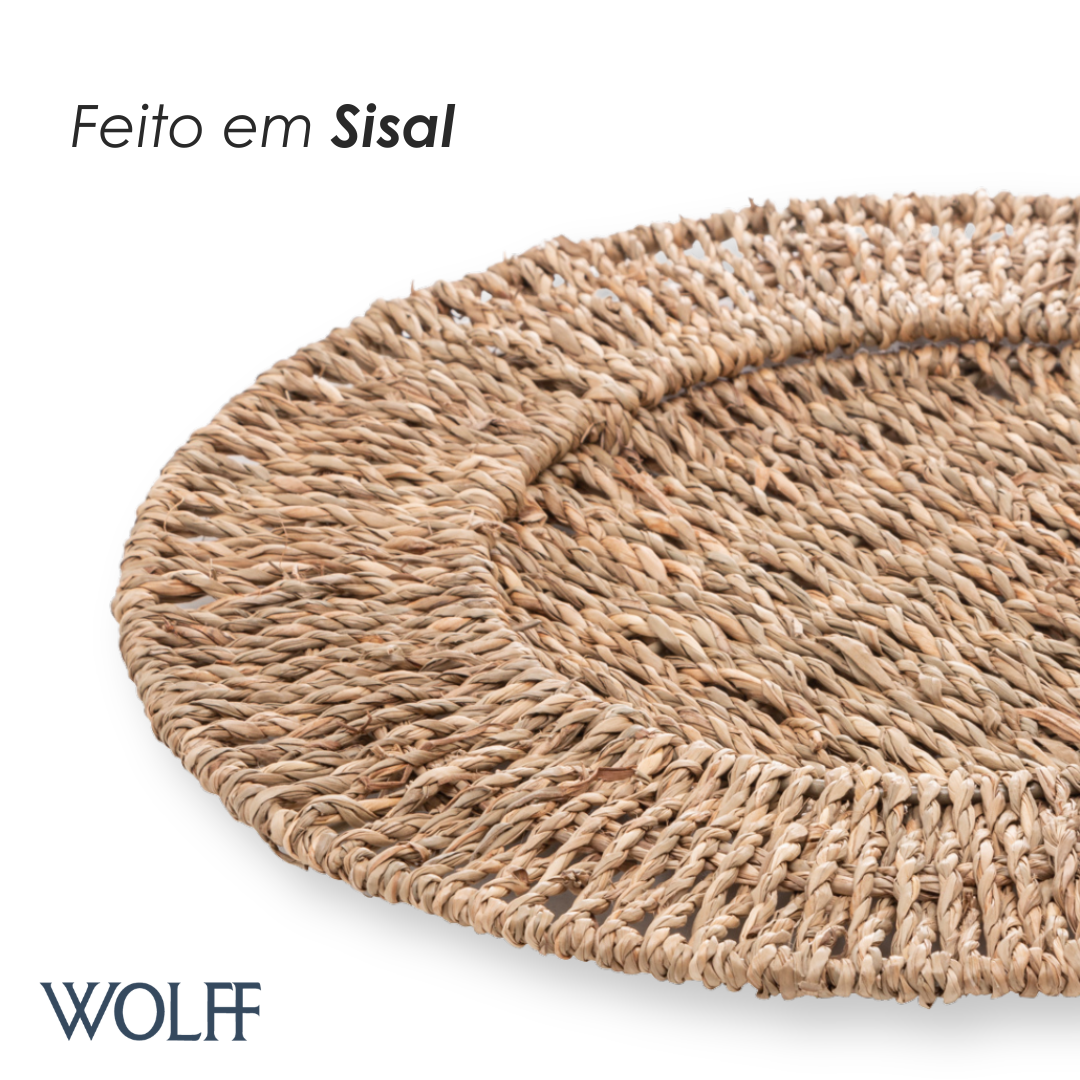 Sousplat de Sisal 32cm - Wolff