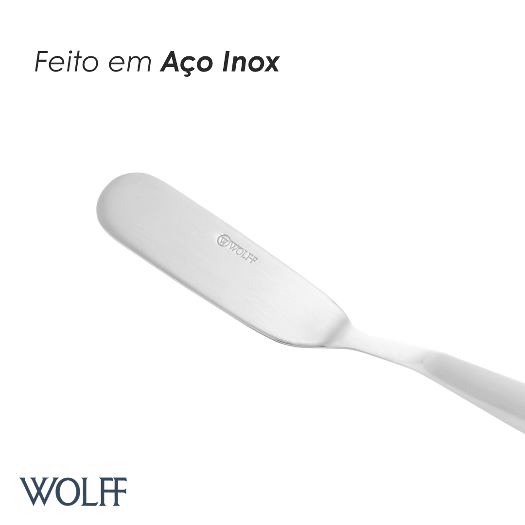 Conjunto 4 Espátulas de Aço Inox - Wolff