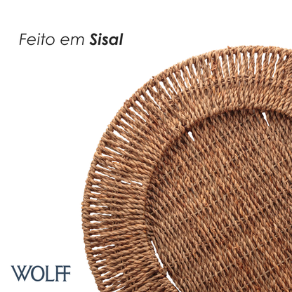 Sousplat de Sisal 38cm - Wolff
