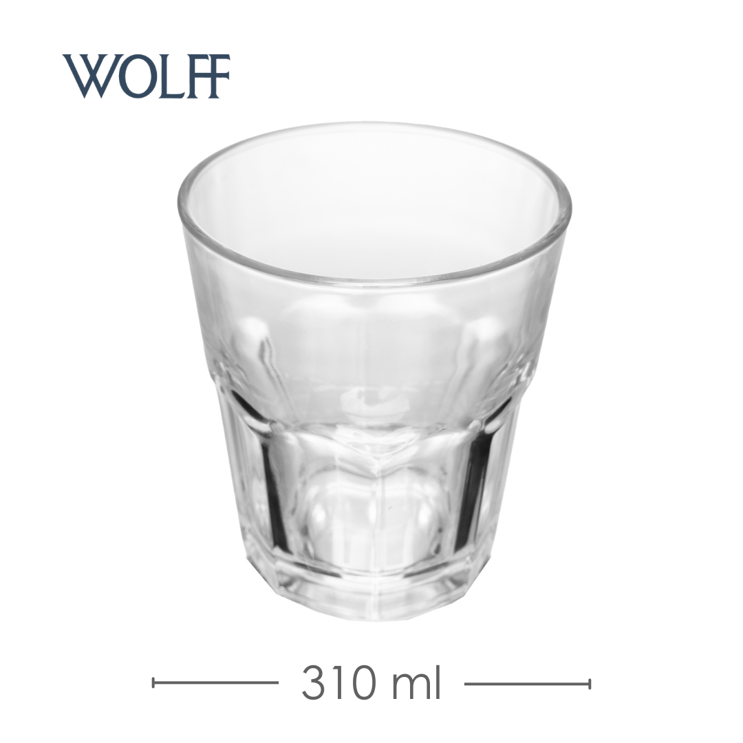 Copo Baixo Allure 310ml Vidro - Wolff