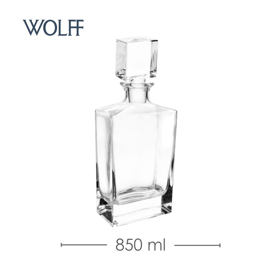 Garrafa para Whisky Las Vegas 850ml Cristal Ecológico - Wolff