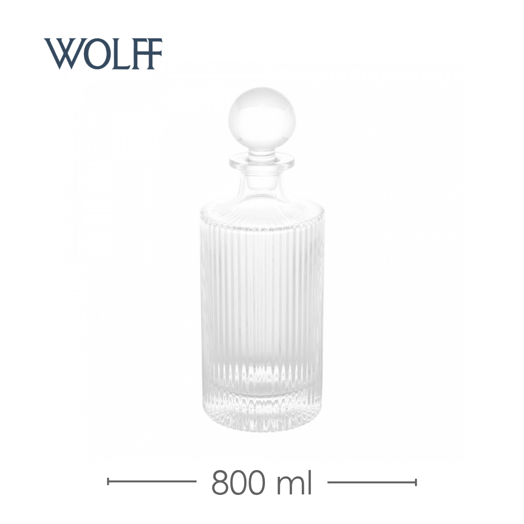 Garrafa para Whisky de Cristal Lines - Wolff