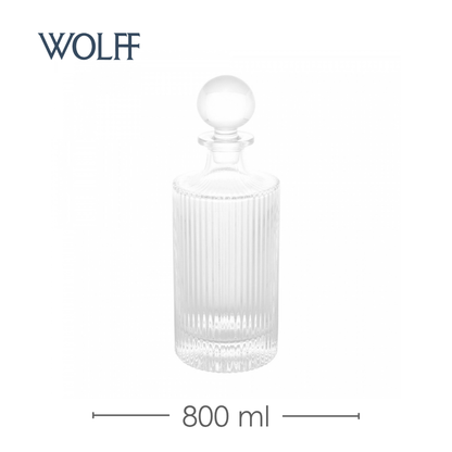 Garrafa para Whisky de Cristal Lines - Wolff