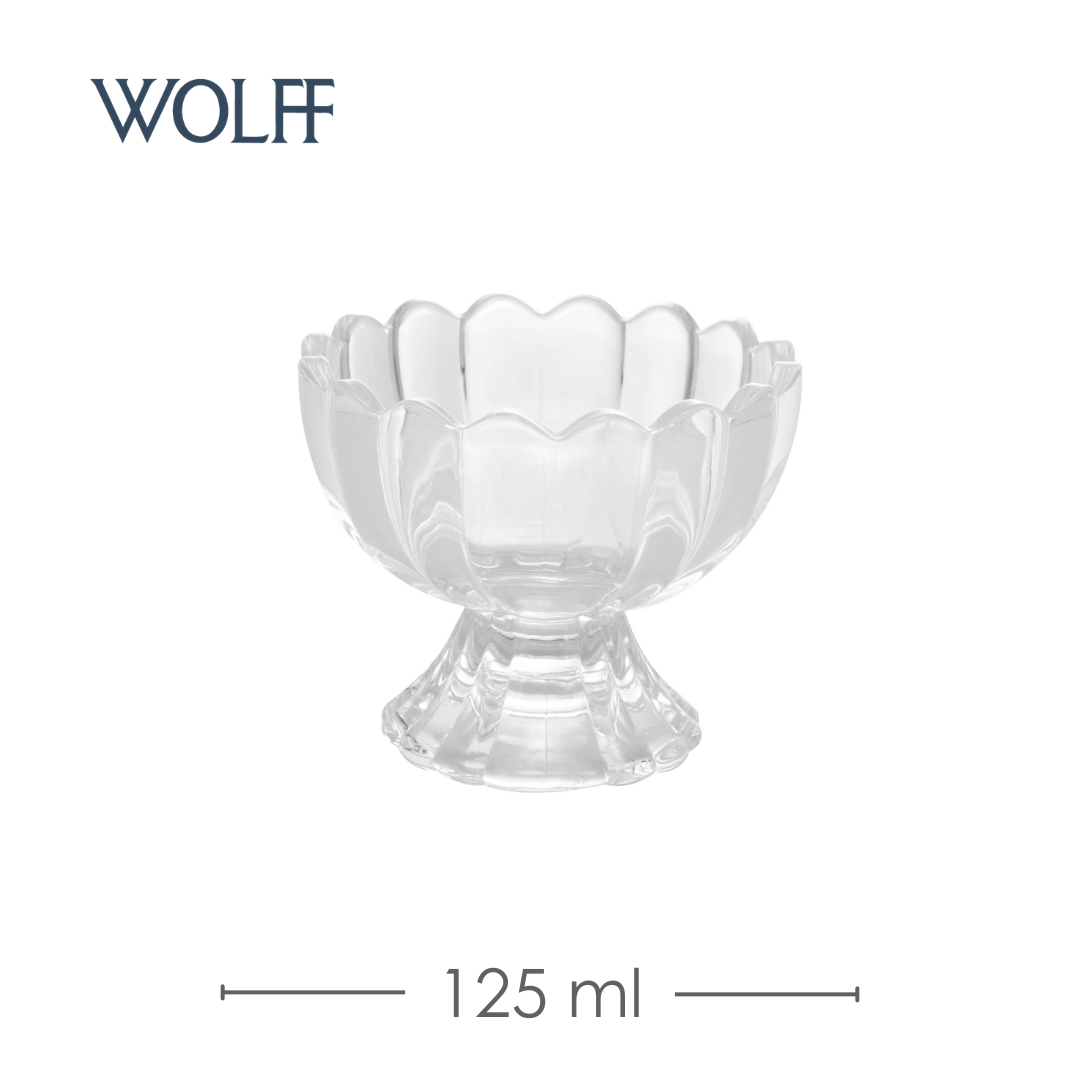 Conjunto 7 Peças Bowl com 6 Taças de Sobremesa Geneva 1,1L/125ml - Wolff
