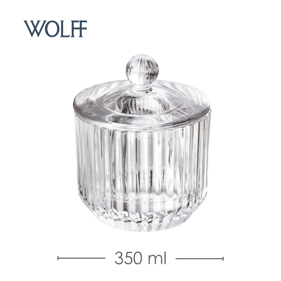 Manteigueira Francesa Império 9cm x 9cm x 11cm Cristal Ecológico - Wolff