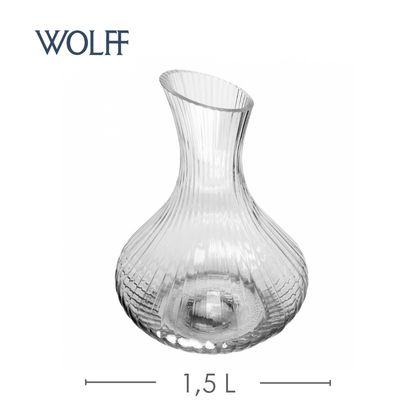 Decanter Lines 1,5L Cristal Ecológico - Wolff