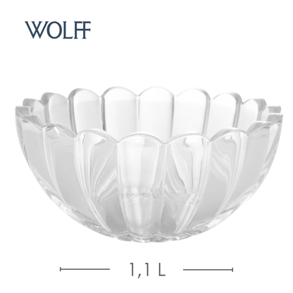 Conjunto 7 Peças Bowl com 6 Taças de Sobremesa Geneva 1,1L/125ml - Wolff