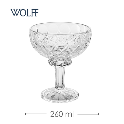 Taça Sobremesa Angel 260ml Cristal Ecológico – Wolff