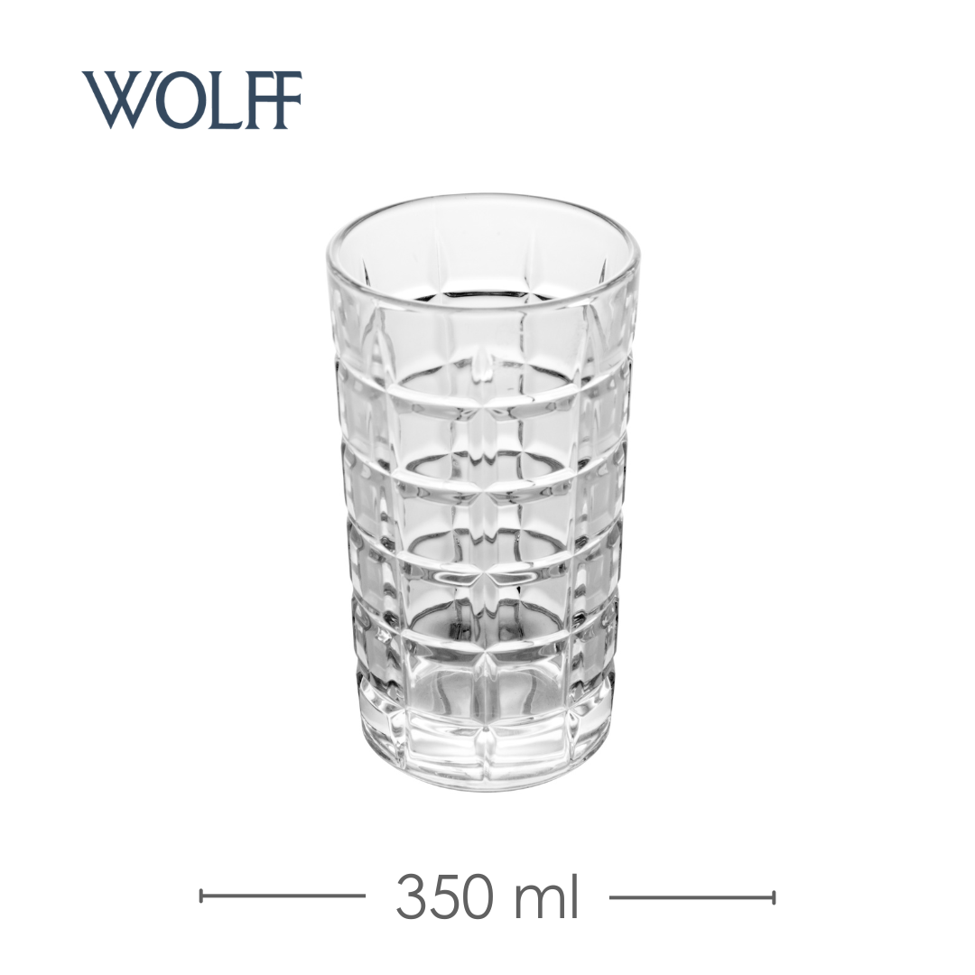 Copo Alto Brooklyn 350ml Cristal Ecológico - Wolff