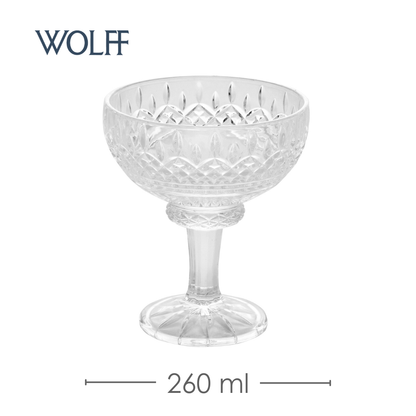 Taça Sobremesa Lys 260ml Cristal Ecológico – Wolff