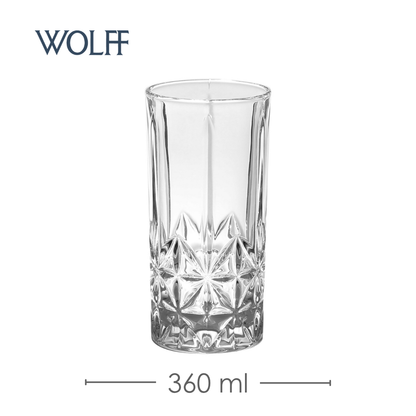 Copo Alto para Drink Stella 360ml Vidro - Wolff