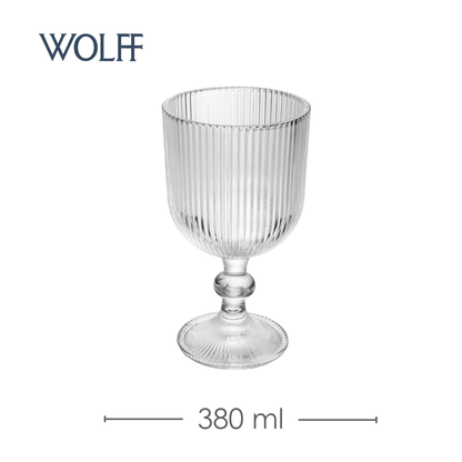 Conjunto 2 Taças Lines 380ml Vidro – Wolff