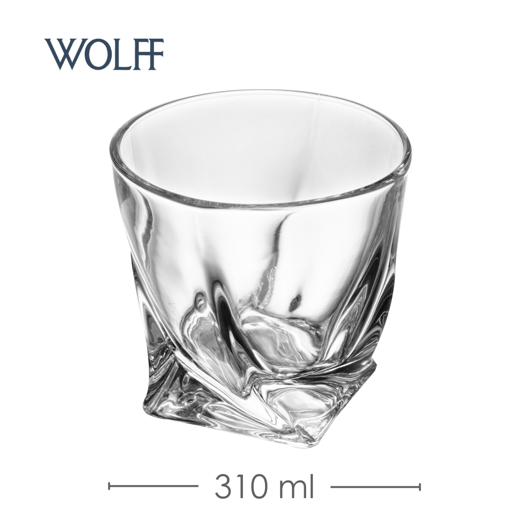 Copo para Whisky Tortile 310ml Cristal Ecológico - Wolff
