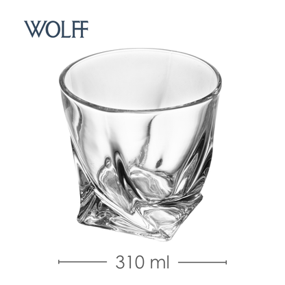 Copo para Whisky Tortile 310ml Cristal Ecológico - Wolff