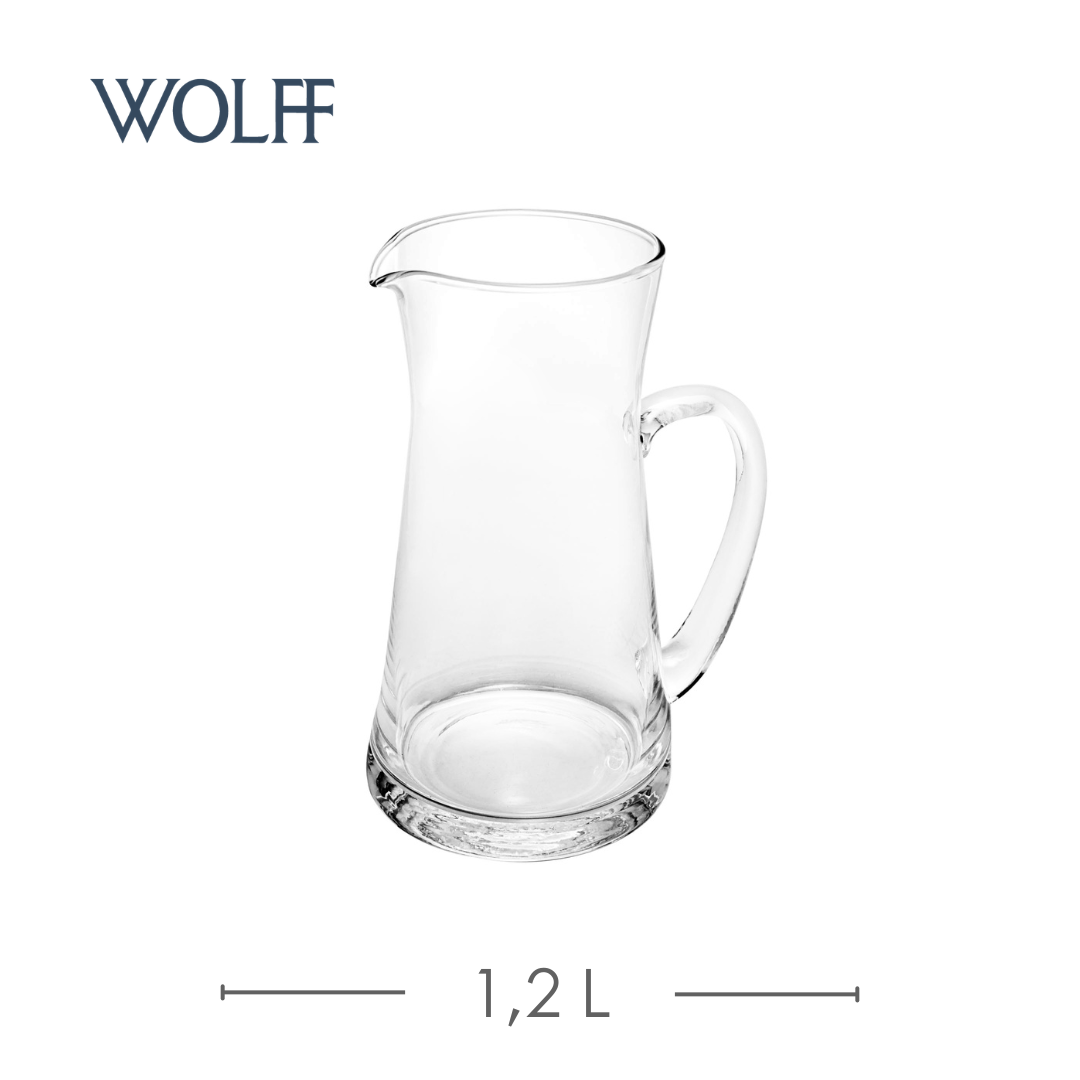Jarra de Vidro Slim 1,2L – Wolff