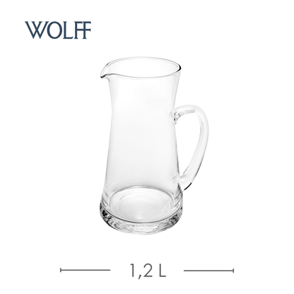 Jarra de Vidro Slim 1,2L – Wolff