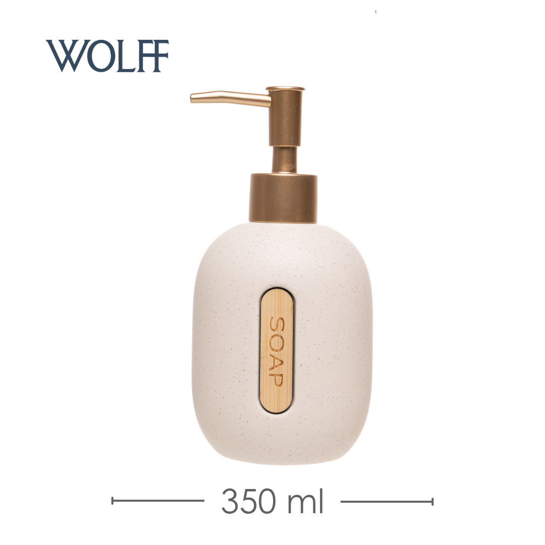 Conjunto 3 Peças para Banheiro Concept Bege Cerâmica - Wolff