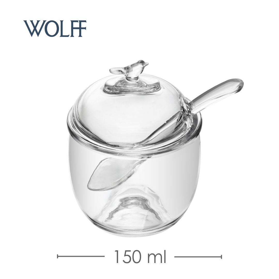 Açucareiro Bird 150ml Cristal Ecológico - Wolff